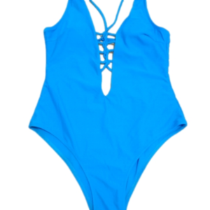 Cupshe Size Large Swimsuit, Blue